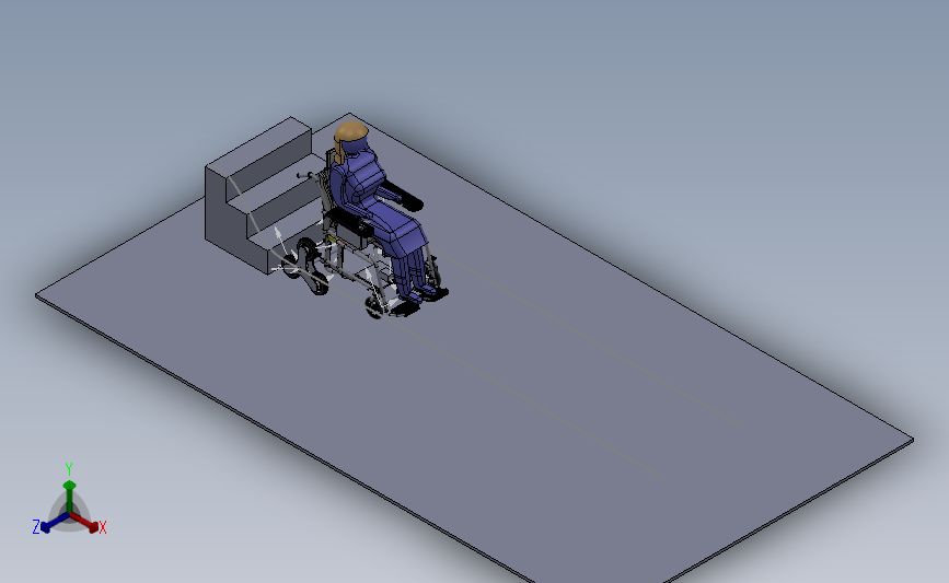solidworks 电动轮椅车