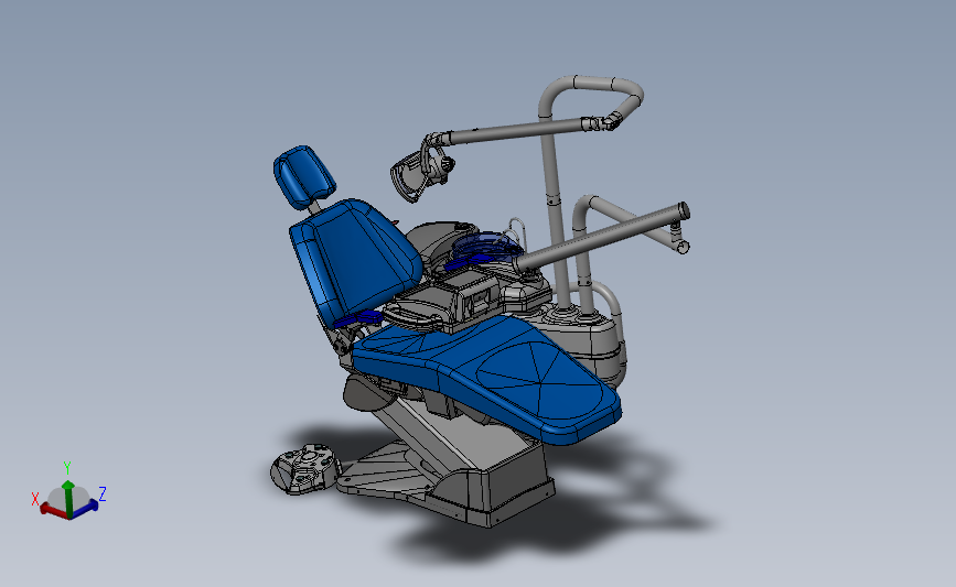 solidworks 医用牙齿治疗台