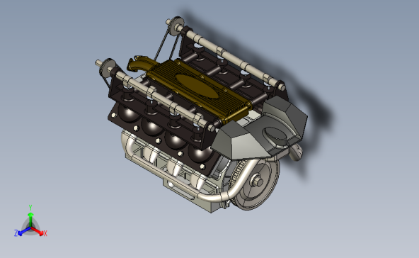 V8发动机引擎
