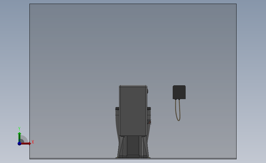 高级智能马桶模型3D图纸 Solidworks设计 正面视图