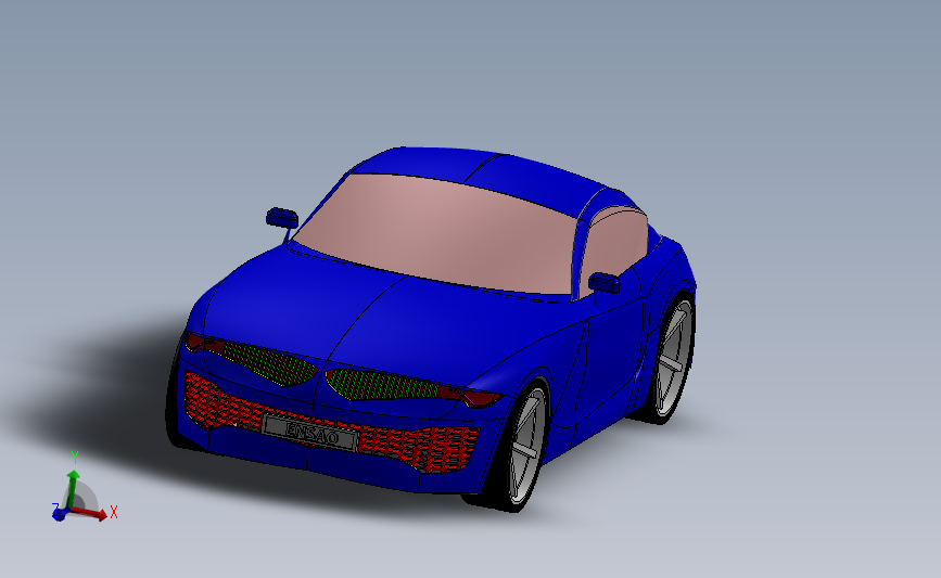 宝马汽车模型Z4