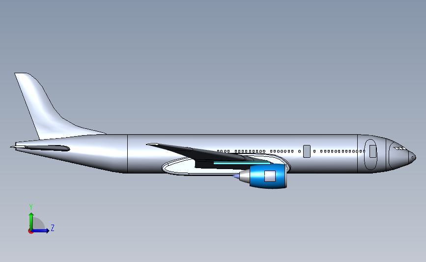 波音 777-200飞机模型