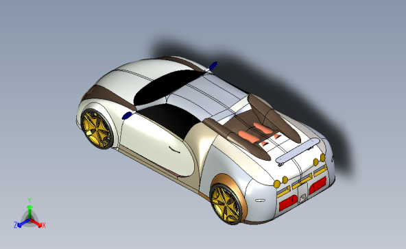 布加迪威龙3D模型