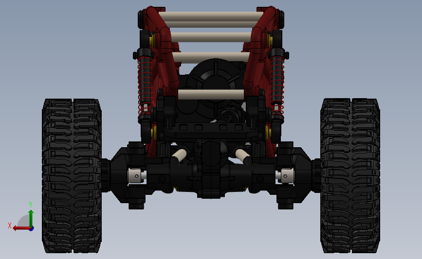 超级攀岩大脚车R1 Micro Rock Crawler_SOLIDWORKS 2014_模型图纸下载 – 懒石网