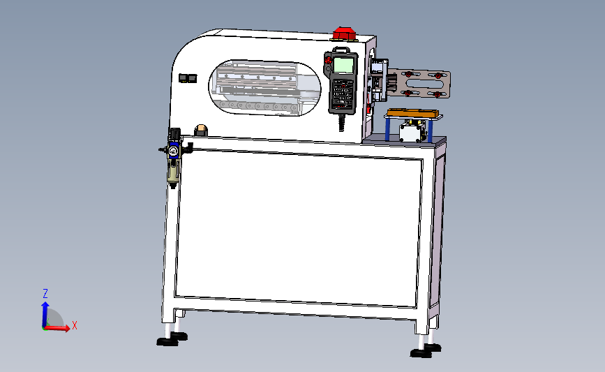 模内贴标机械手3D模型 SolidWorks设计