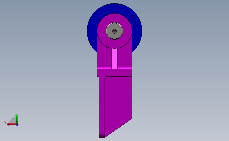导向滑车solidworks建模 背面视图