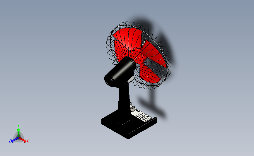 电风扇模型