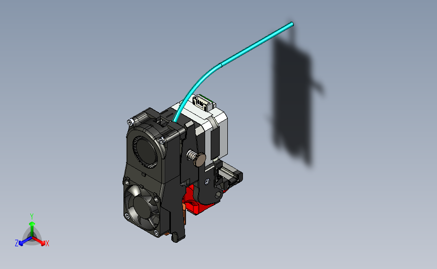 高速冷却3d打印机挤出机