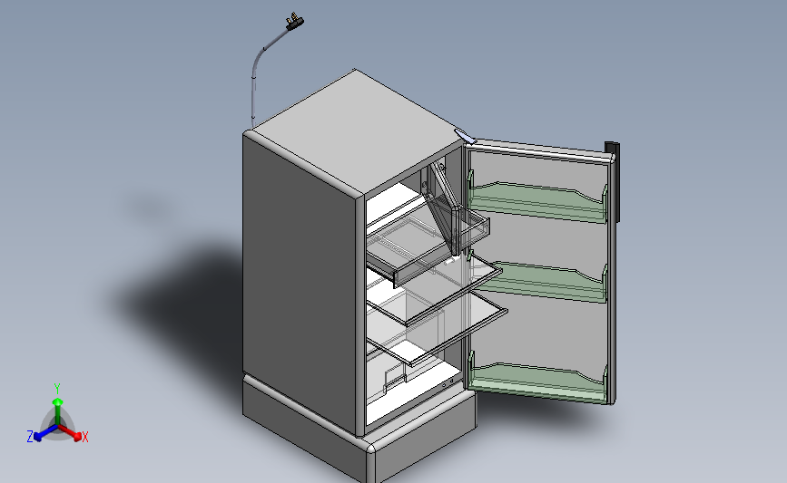 海尔冰箱3D模型