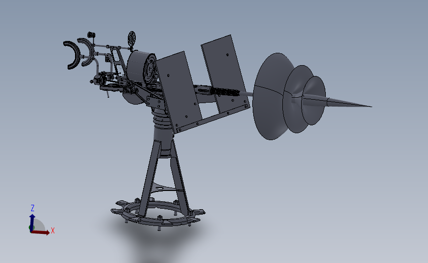 海军能源发射器（武器）设计模型