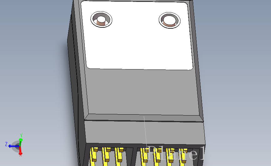 航模接收机WFLY-WFR09S_SOLIDWORKS 2019_模型图纸下载 – 懒石网