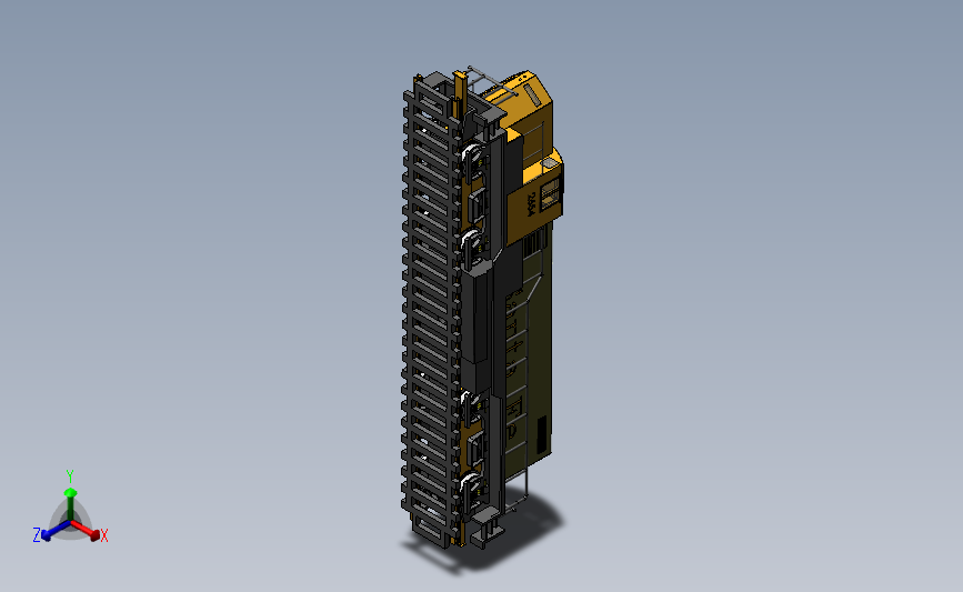 火车模型_SOLIDWORKS 2012_模型图纸下载 – 懒石网