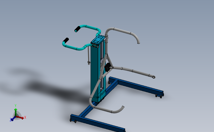 卡车轮胎拆卸器3D模型