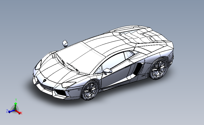 兰博基尼跑车 AVENTADOR LP700