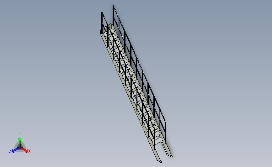 楼梯支架模型
