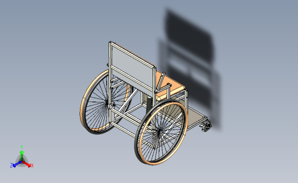 轮椅模型图