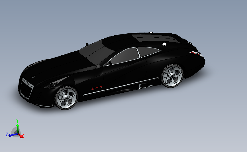 迈巴赫汽车模型Exelero