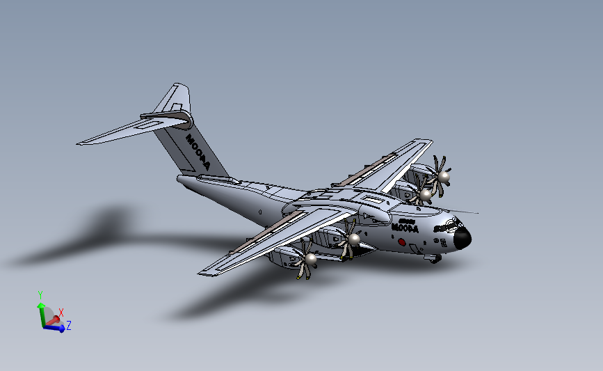 空客a400m飞机模型