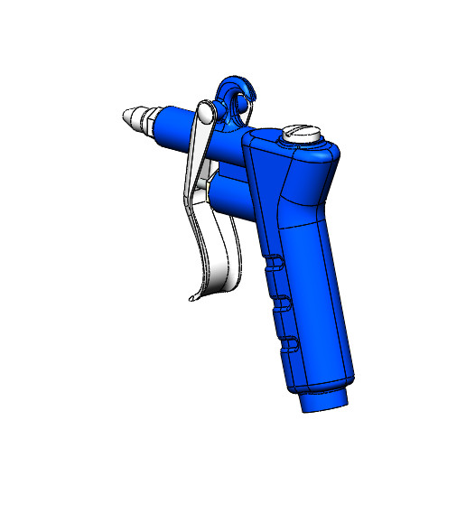气泵枪吹尘枪模型