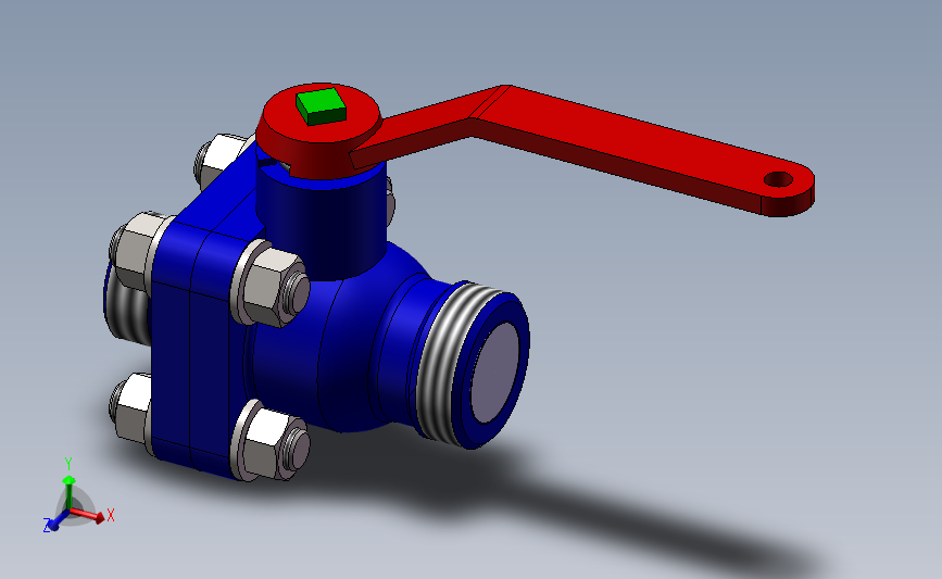 球阀solidworks建模