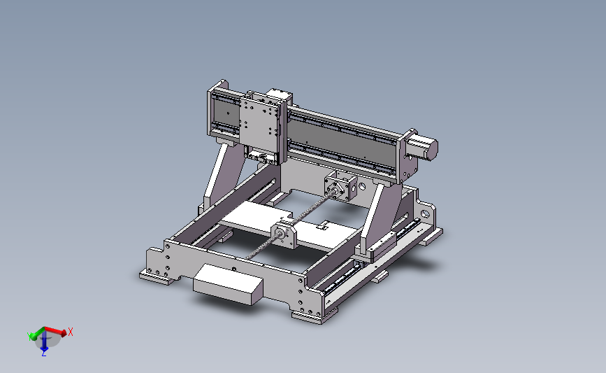 三轴雕刻机模型