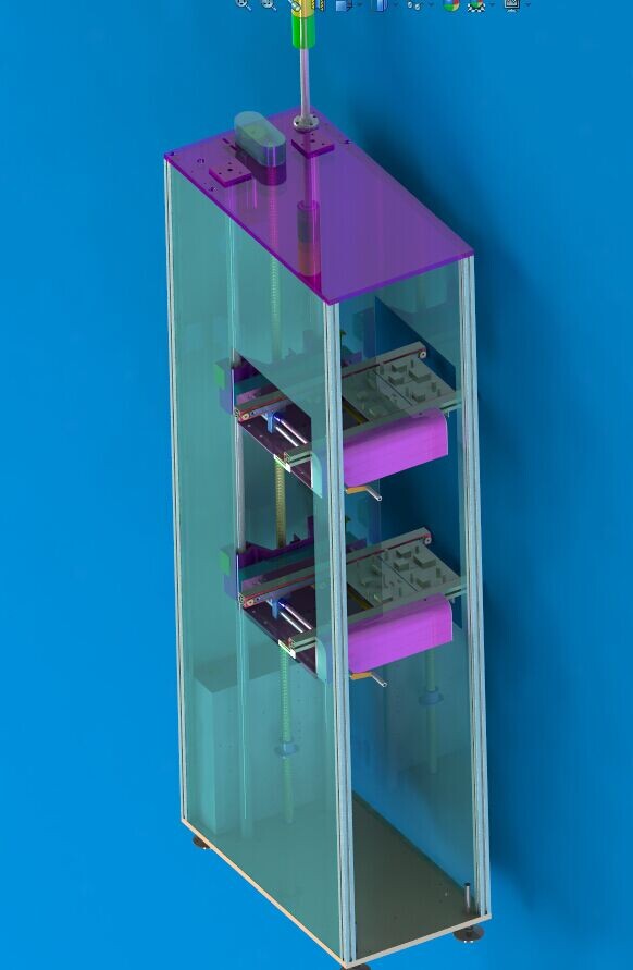 升降机提升机模型