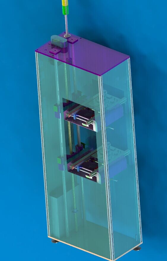 升降机提升机模型