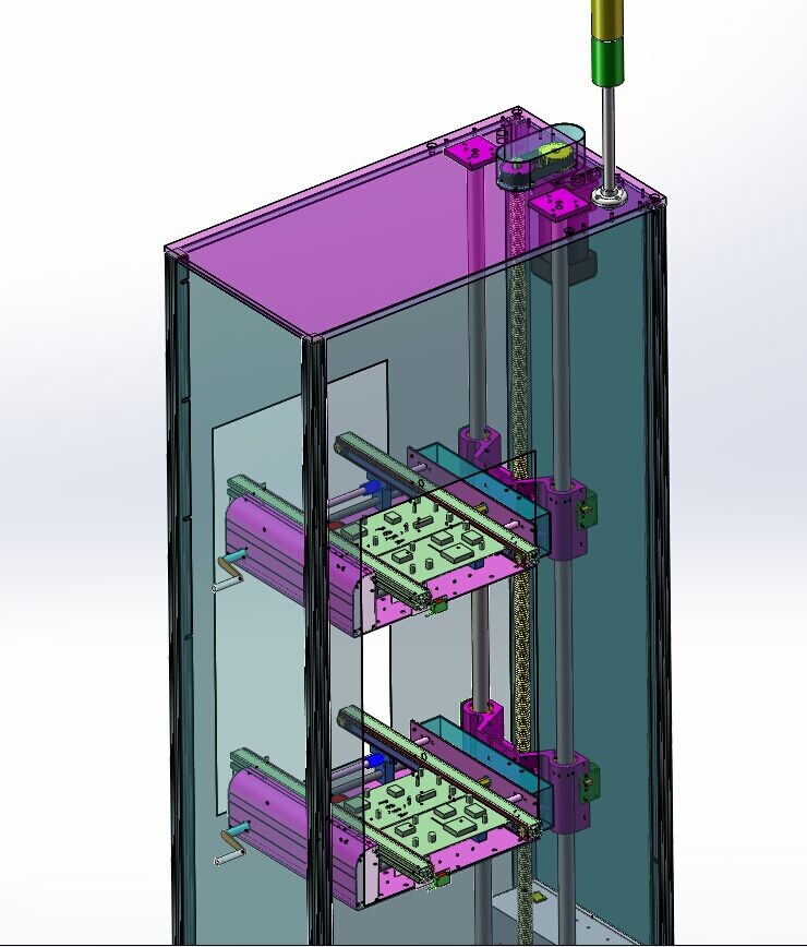 升降机提升机模型