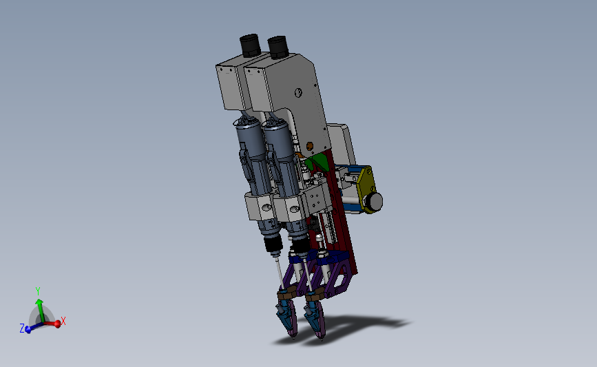 双头锁螺丝组件3D模型图纸 SolidWorks设计
