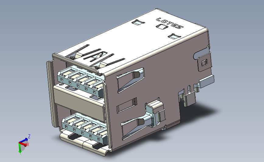 双USB3.0沉头连接器