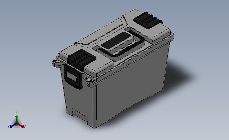 塑料工具箱模型