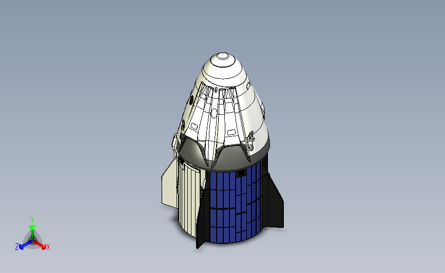 特斯拉龙飞船宇航员胶囊