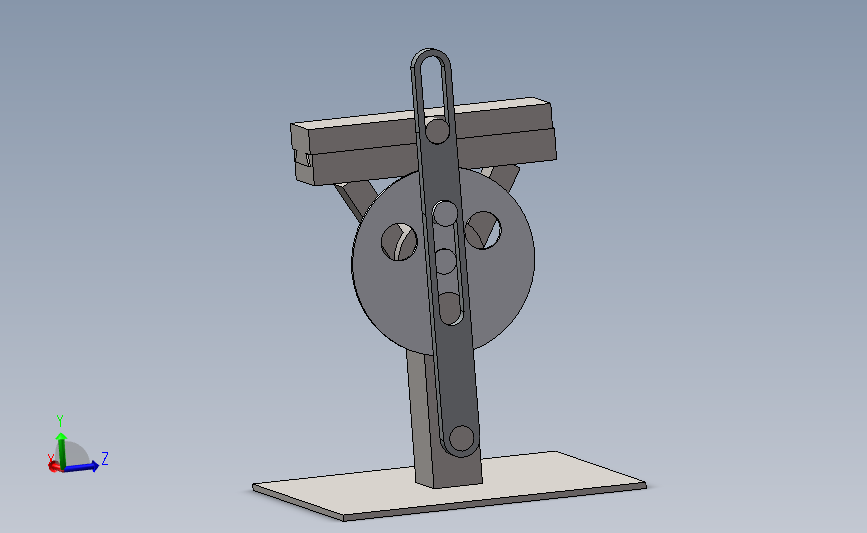 通用摇杆机构 Solidworks 2014 模型图纸下载 懒石网