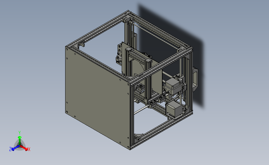 型材3d打印机模型