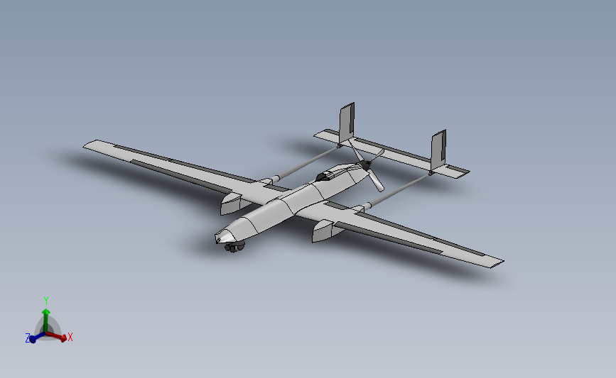 长航时无人机模型