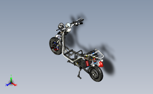 小龟王电动车总装图