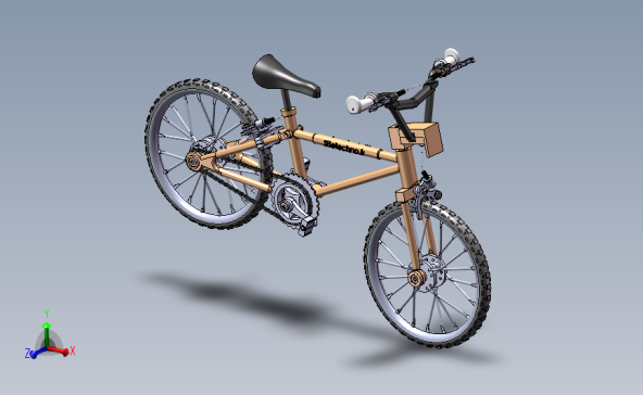 自行车模型详图02