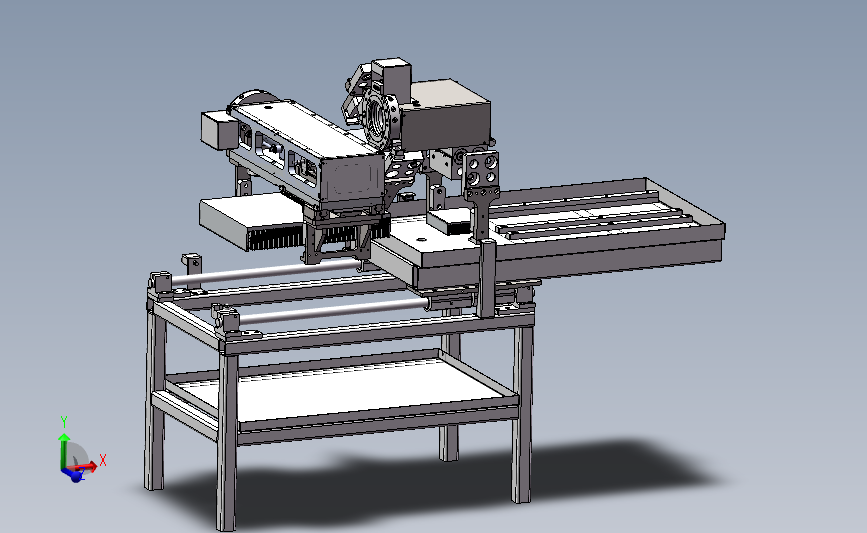 一款抽检机模型3D图纸 Solidworks设计