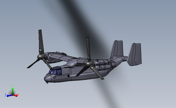 V-22鱼鹰 倾转旋翼机