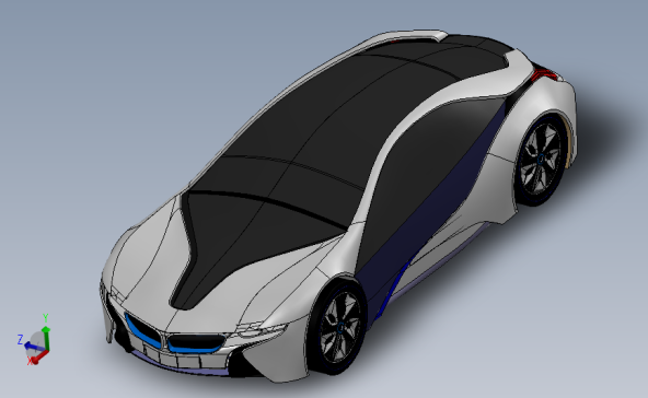 宝马i8概念车模型