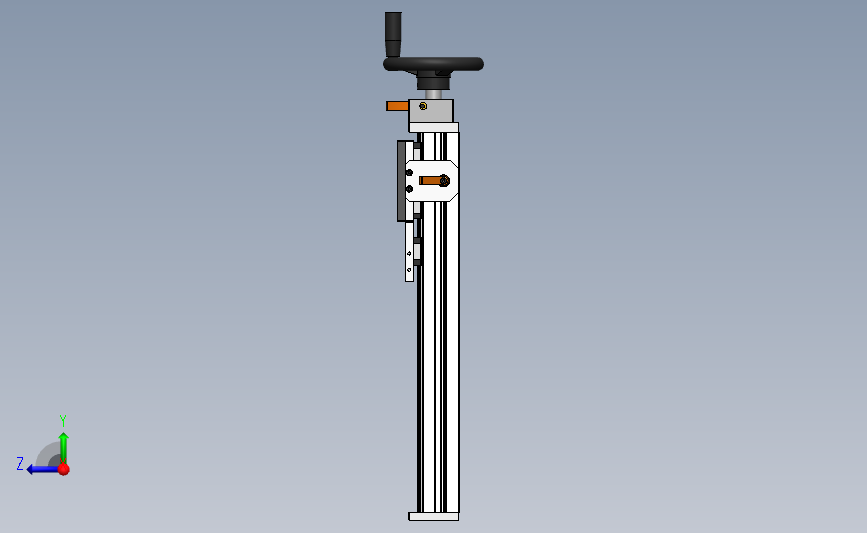 带旋转轮式滑台
