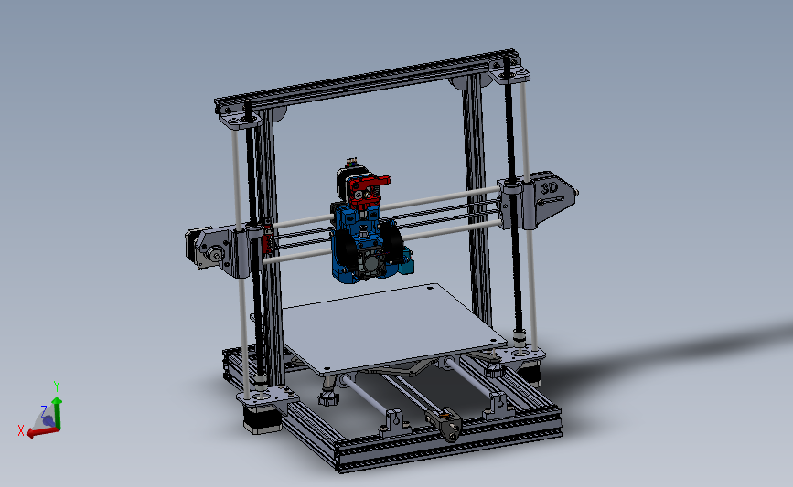 快速便捷3D打印机模型