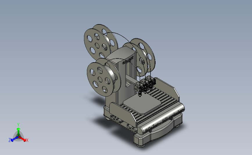 三色3D打印机