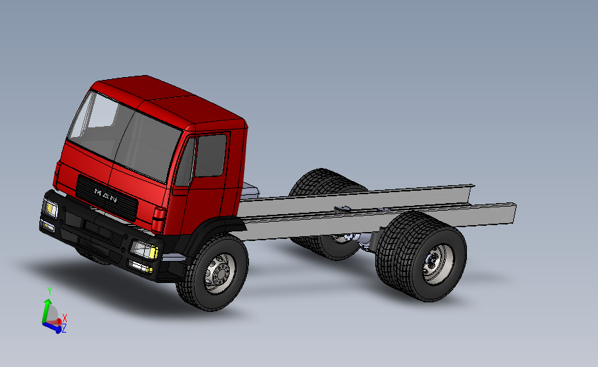 运货车3D模型