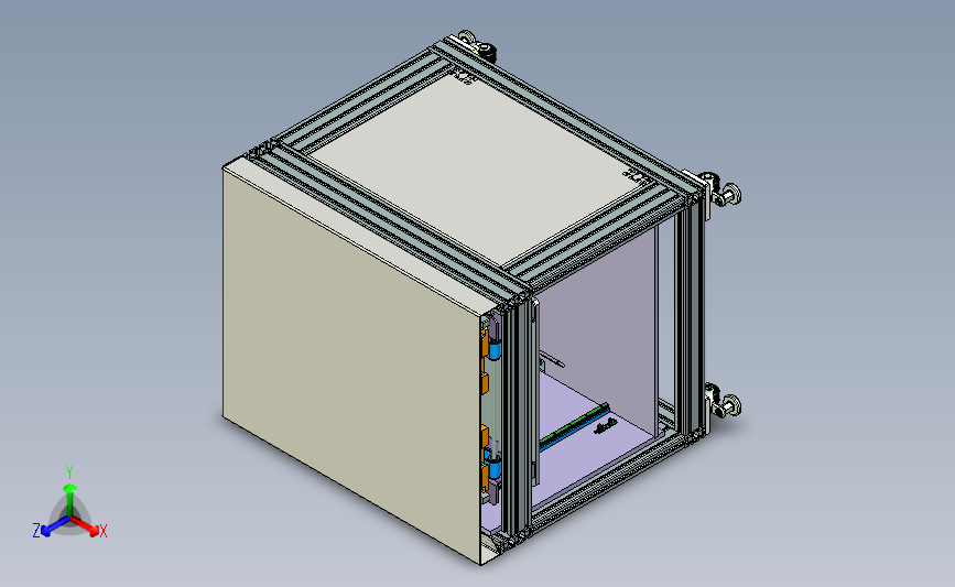 载板升降机3D模型 x_t格式