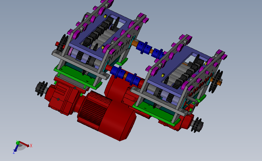 自动货叉(自动伸缩货叉,堆垛机货叉)3D建模图纸 solidworks设计