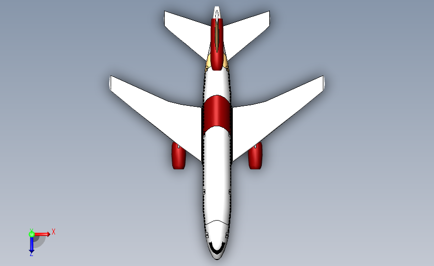 麦道 DC-10飞机模型
