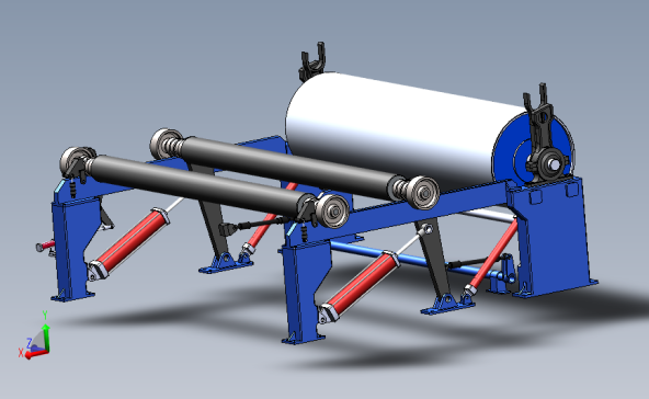 卷轴机构3D图纸 Solidworks设计