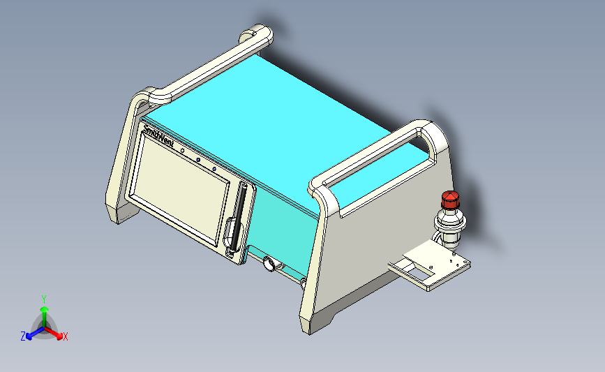 气动呼吸机模型3D图纸