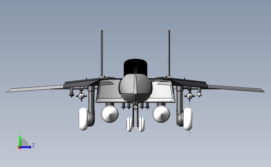 F-14战斗机模型